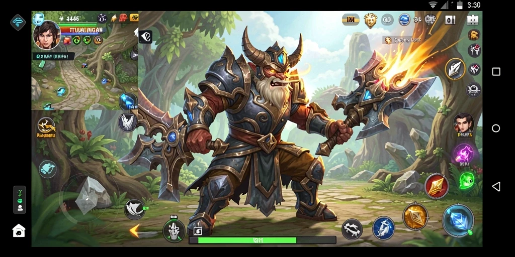 Tampilan menakjubkan dari gameplay RPG di 3446.