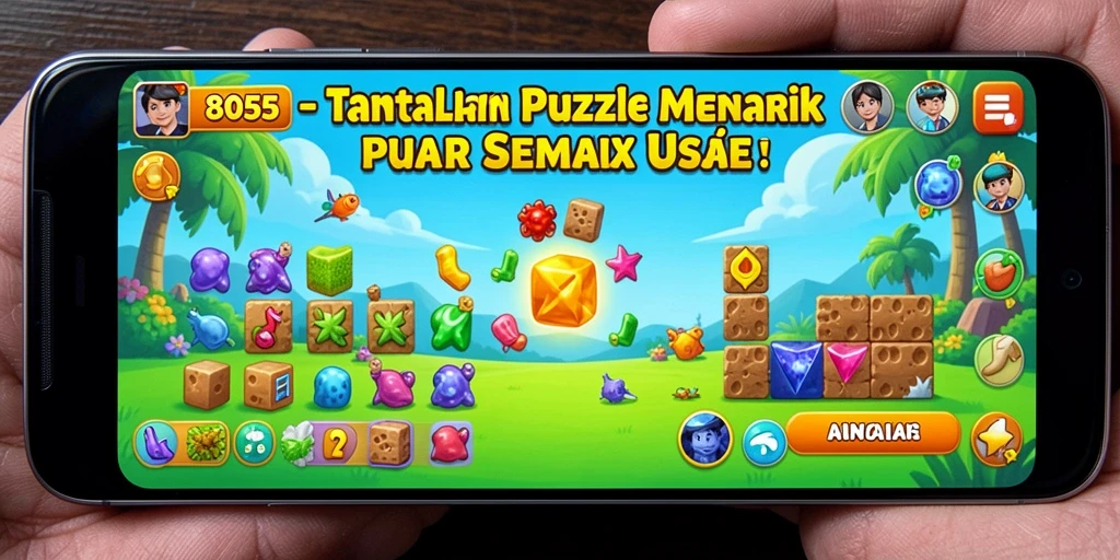 Gambaran permainan 8055 yang menantang dan menarik.