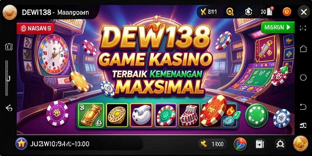Tampilan menarik dari gameplay Kasino di DEWI138.