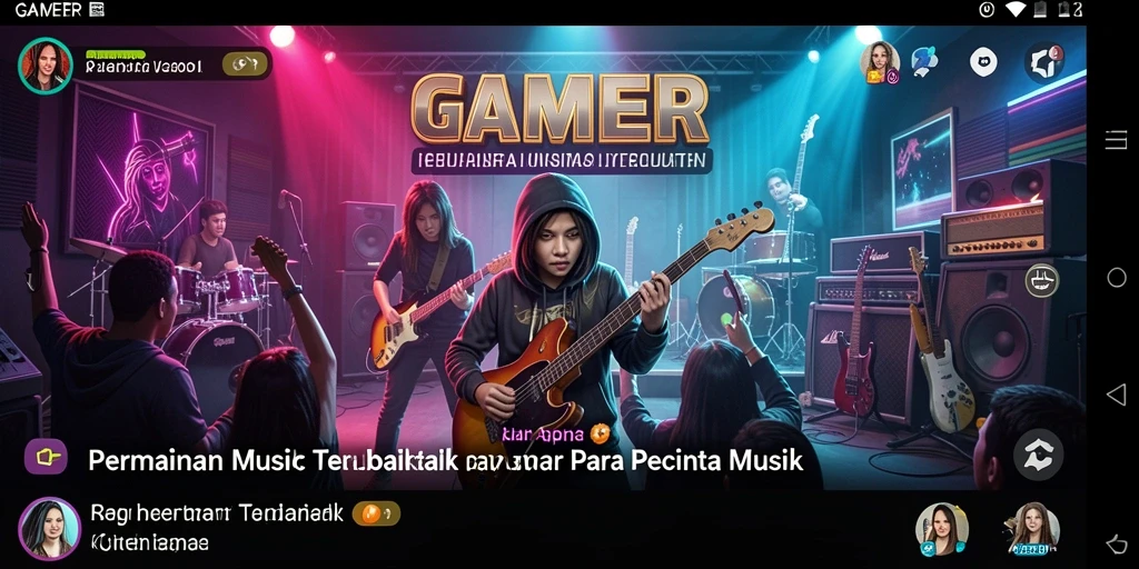 Gameplay menarik di GAMERP dengan musik dan tantangan seru.