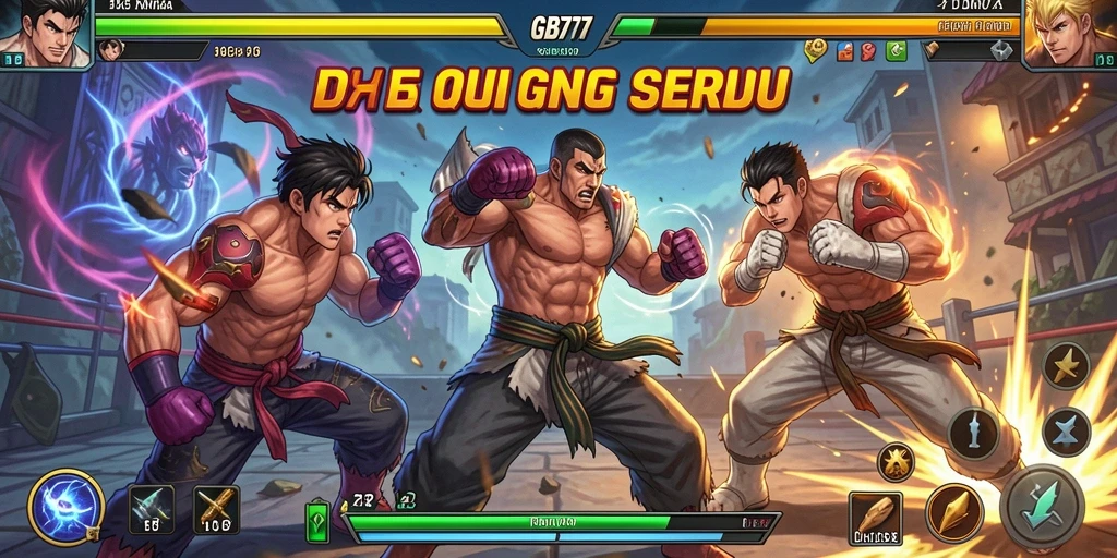 Tampilkan gameplay intens dan pertarungan karakter unggulan GB777.