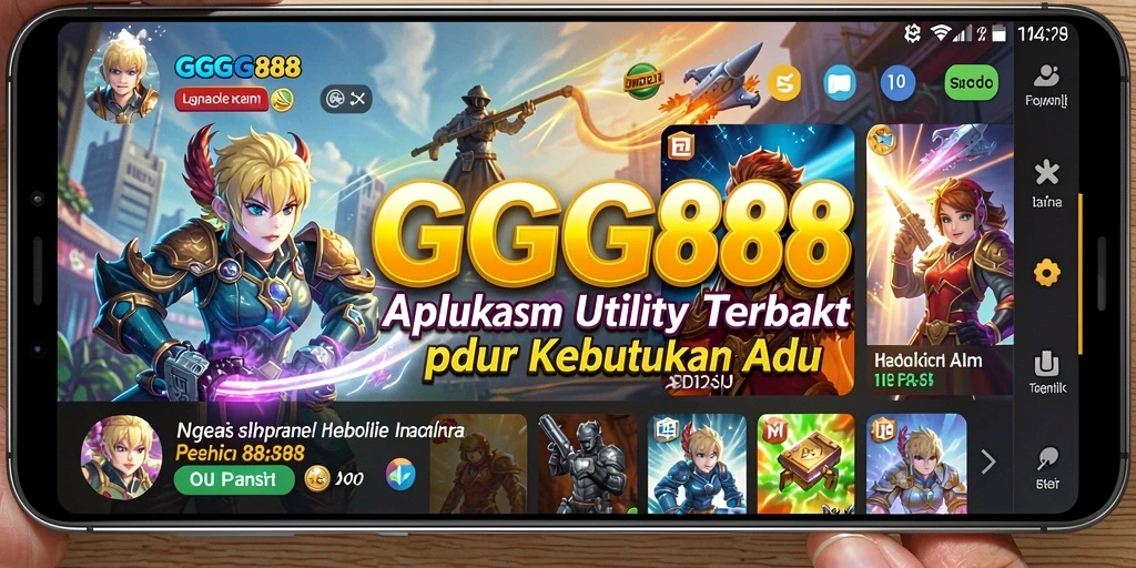 Tampilan antarmuka GGG888 yang memudahkan navigasi pengguna.