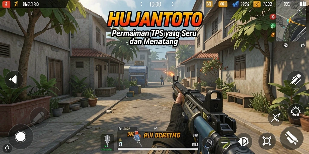 Tampilan menarik dari gameplay seru HUJANTOTO.