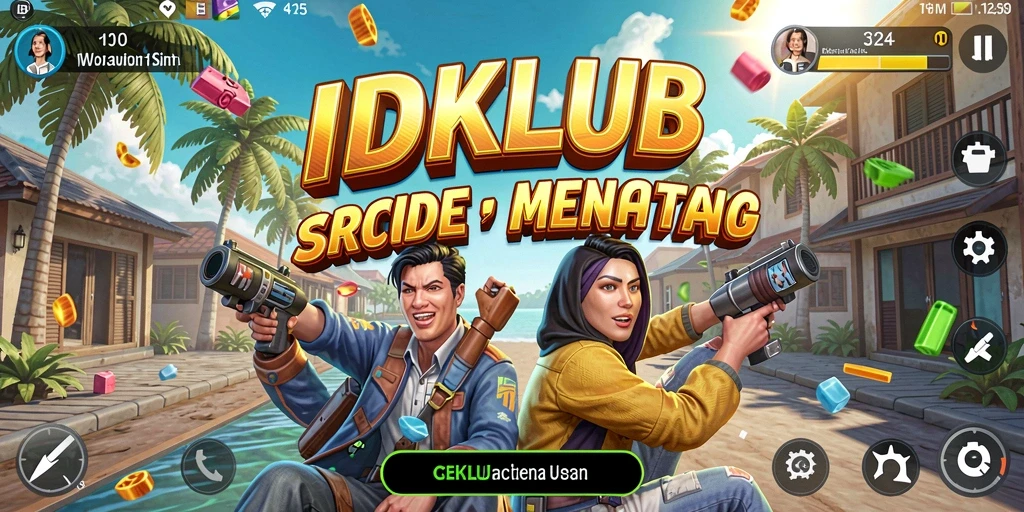 Tampilan gameplay seru IDKLUB dengan grafis yang memukau.