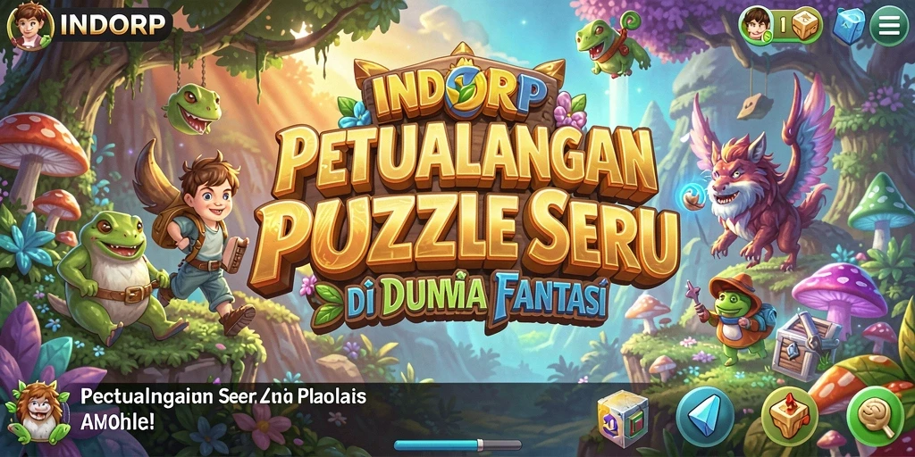 Screenshot gameplay INDORP menampilkan tantangan puzzle yang menegangkan.