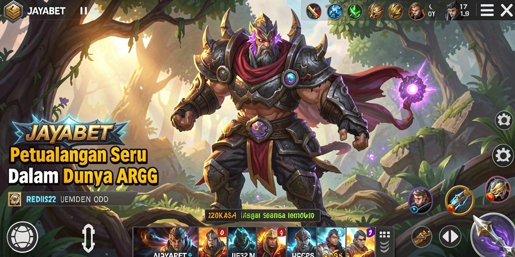 Tampilan seru gameplay ARPG dalam JAYABET yang menantang.