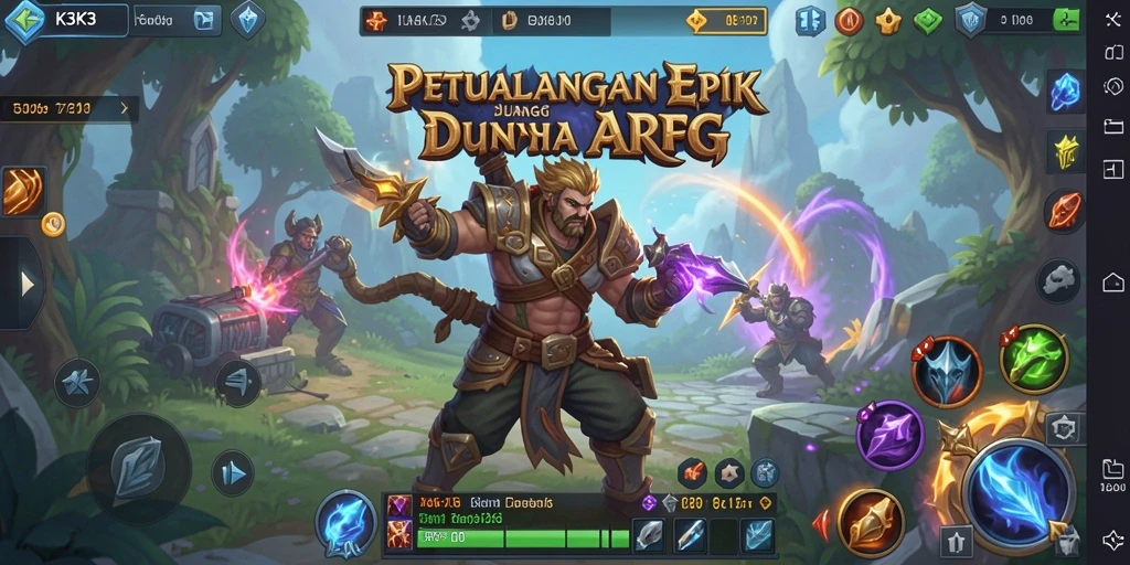 Tampilan menakjubkan dari gameplay K3K3 yang seru.