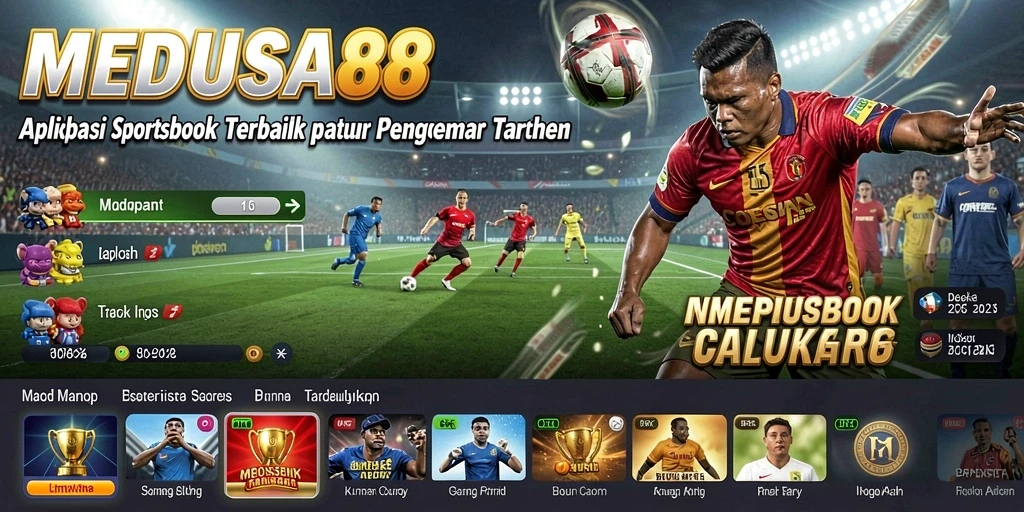 Tampilan menarik dari MEDUSA88 selama taruhan olahraga.