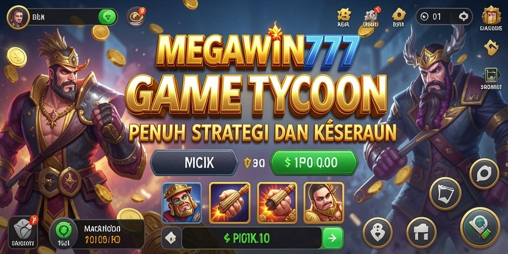 Tangkapan layar gameplay MEGAWIN777 yang menunjukkan strategi Tycoon yang seru.