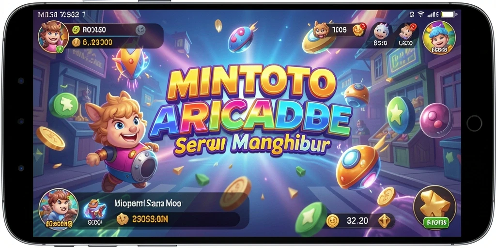 Tampilan gameplay MINTOTO yang menarik dan penuh aksi dalam genre Arcade.