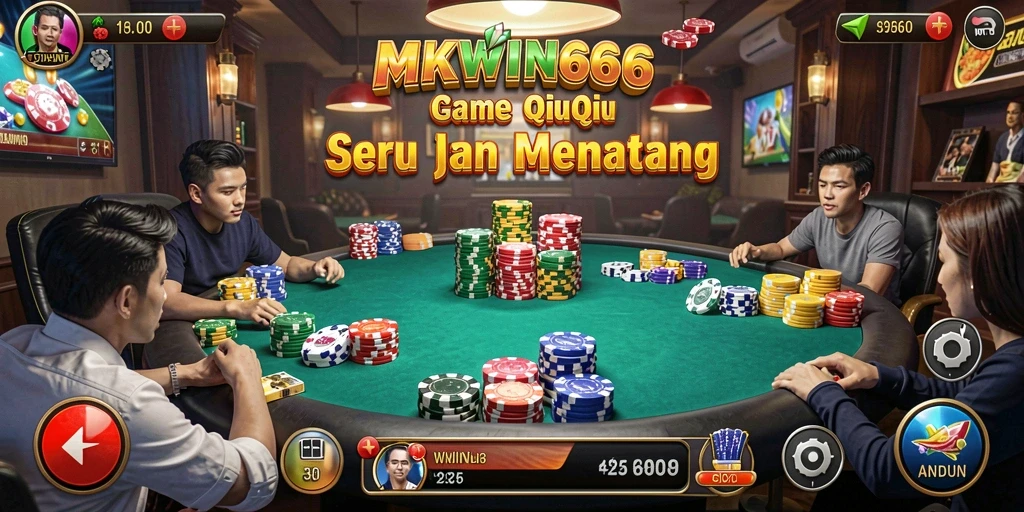 Screenshot menunjukkan aksi menarik dalam gameplay QiuQiu.