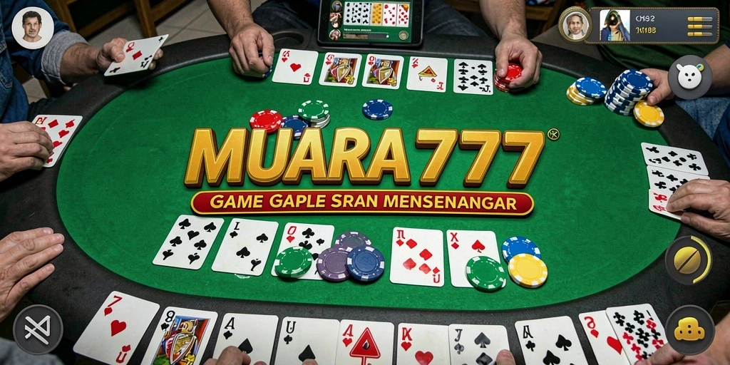 Tampilan screenshot gameplay seru Gaple di MUARA777.
