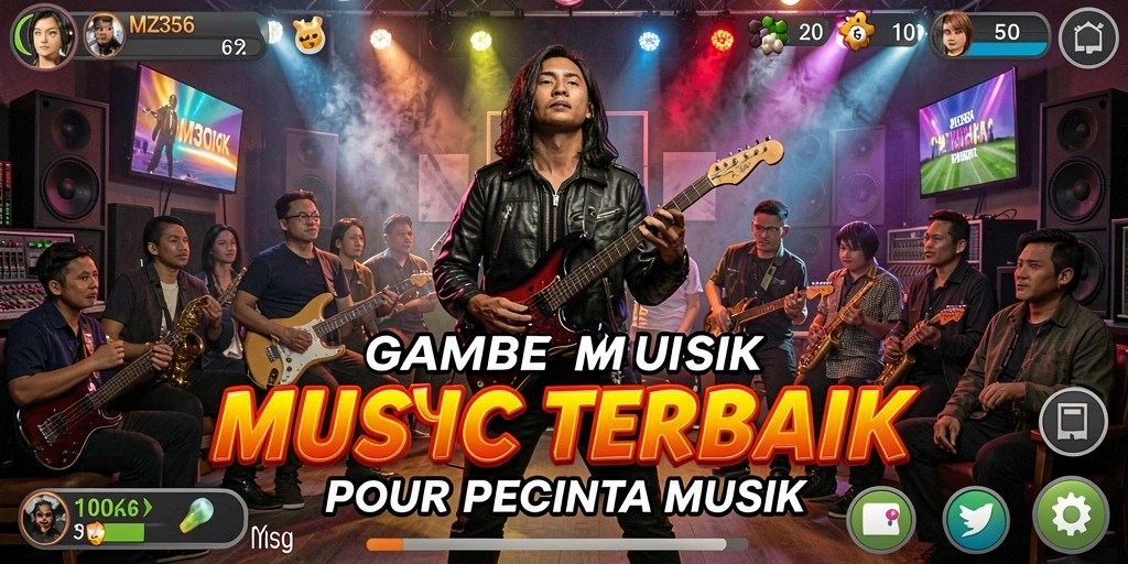 Tampilan permainan MZ356 yang interaktif dan dinamis dalam kategori Music.