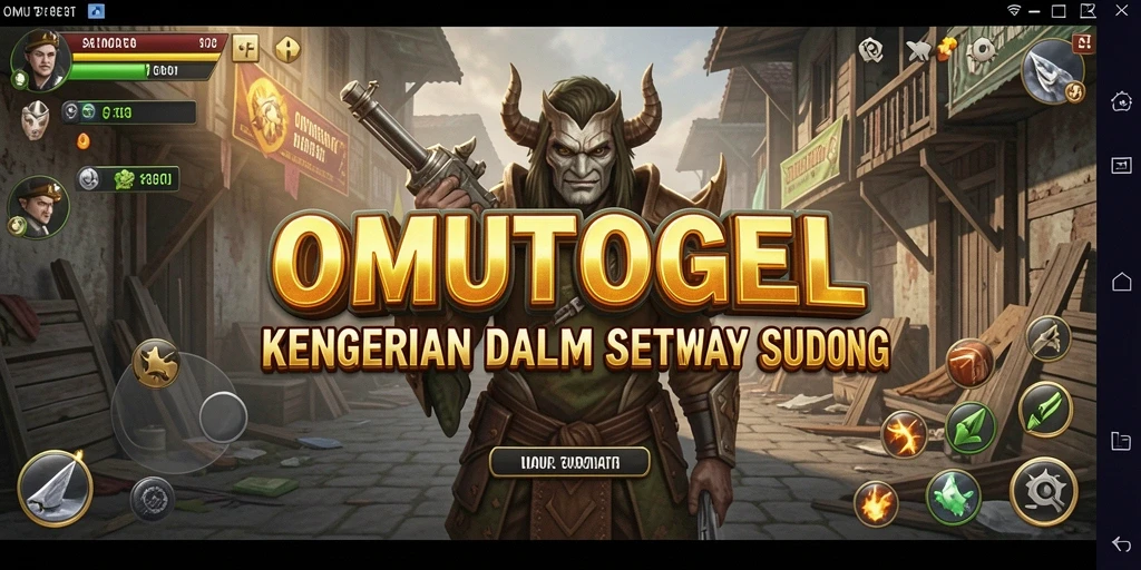 Screenshot menampilkan gameplay menyeramkan OMUTOGEL yang menegangkan.