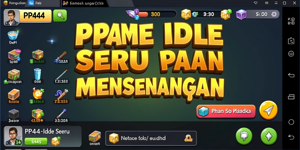 Screenshot gameplay PP444 menampilkan aksi menarik dari mekanisme Idle.