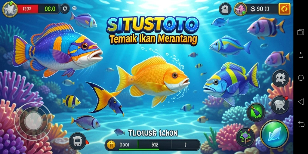 Gameplay seru menangkap ikan di SITUSTOTO.