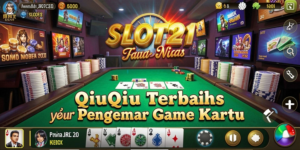 Tampilan menarik dari gameplay QiuQiu di SLOT21.