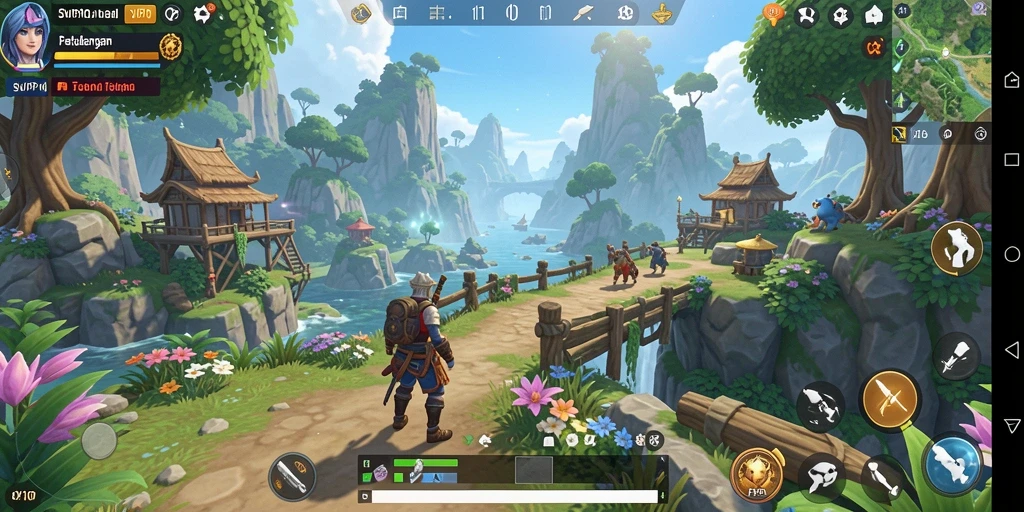 Gameplay <strong>SVIP10</strong> menunjukkan kebebasan eksplorasi di dunia terbuka.