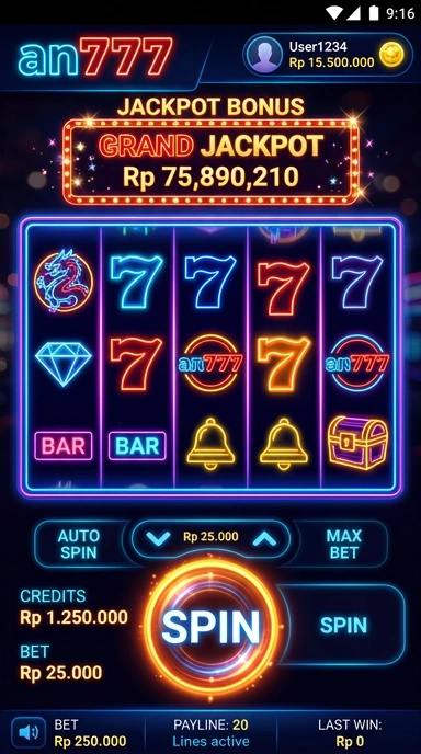 Proses pengunduhan aplikasi an777 yang cepat dan efisien.
